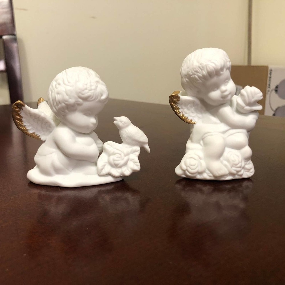 Porcelain Cherub Figurines
